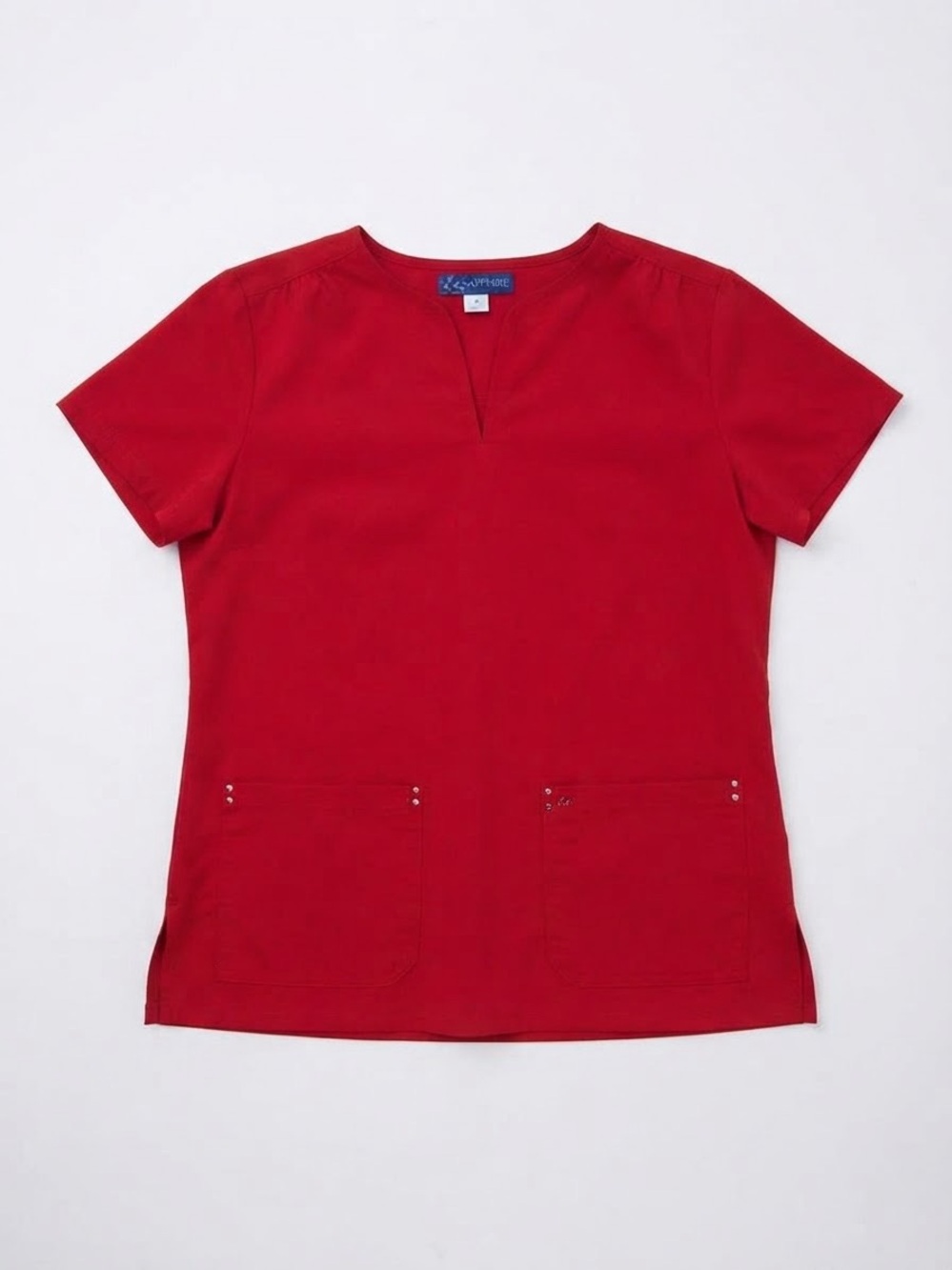 Koi Sapphire Women's Red Scrub Top Style 259 Size Medium